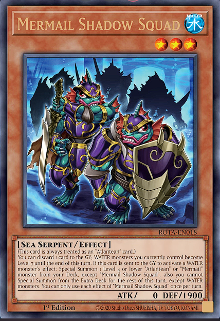 Mermail Support YGOrganization | Call upon the “Atlanteans” and “Mermails” Again! [ROTA ...