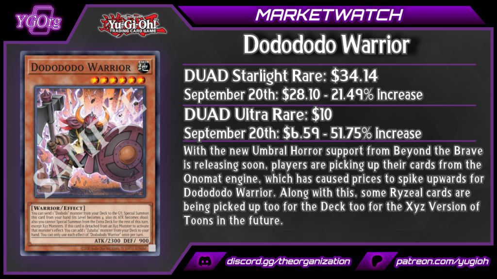 [MW] That Shadow Of The Ancients Rise Within The Market
