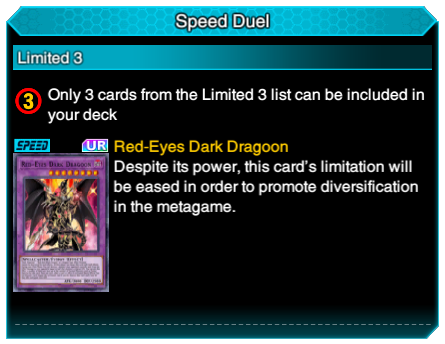 Red-Eyes Dark Dragoon has been released to the Limited 3 pool in Duel Links.