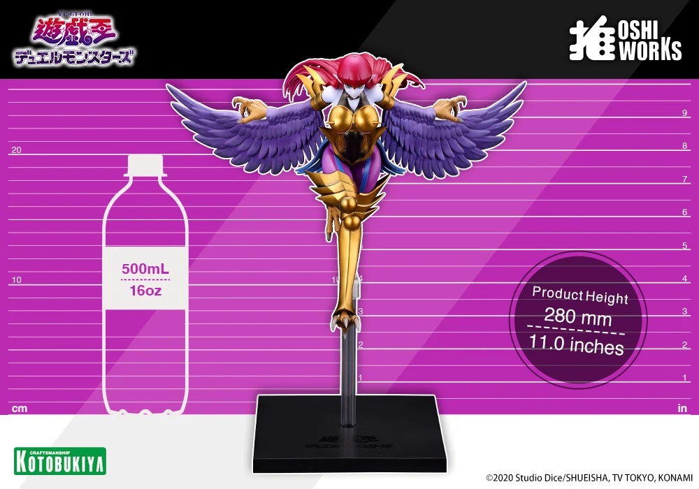 [MERCHANDISE] Harpie Lady OSHI WORKS figure from Kotobukiya now available for preorder