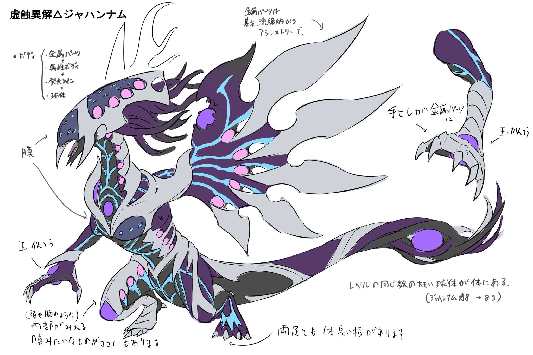 [Reference Art] Emptiness Devouring Xenovader△ Jahannam