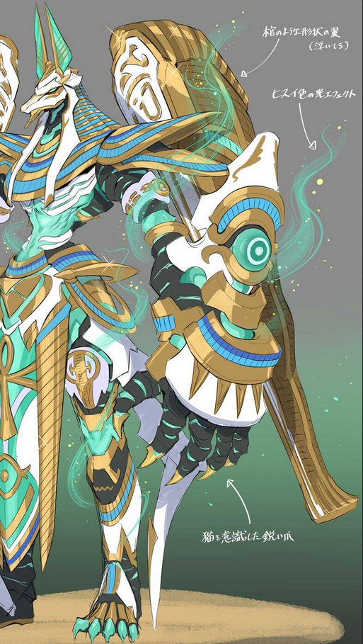 [Reference Art] Zenet Prophet – Nefertari & Sphinx